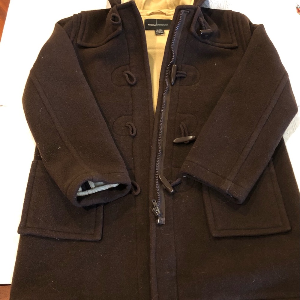 Moda International women’s brown wool coat size 8